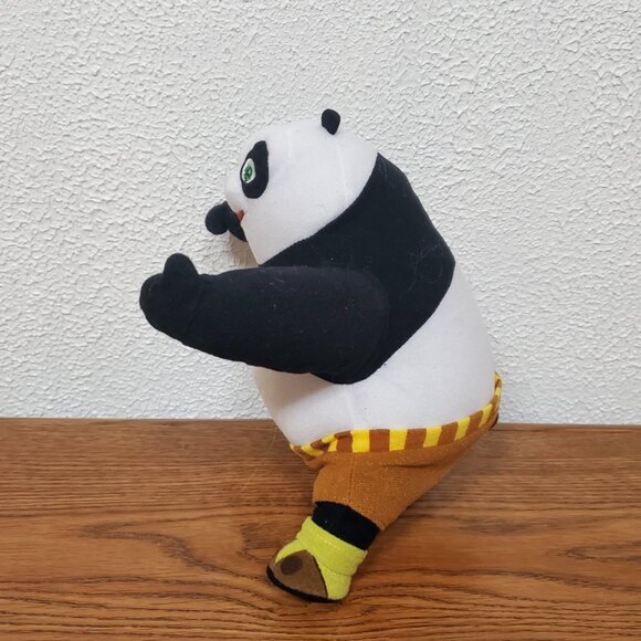 Plush 2011 Kung Foo Panda 9" Tall Stuffed Animal by Dreamworks - Picture 2 of 5